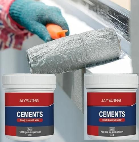 Quick Drying Fast Filling & Strong Floor Crack Repair Cement 300gm Each (Pack of 2)